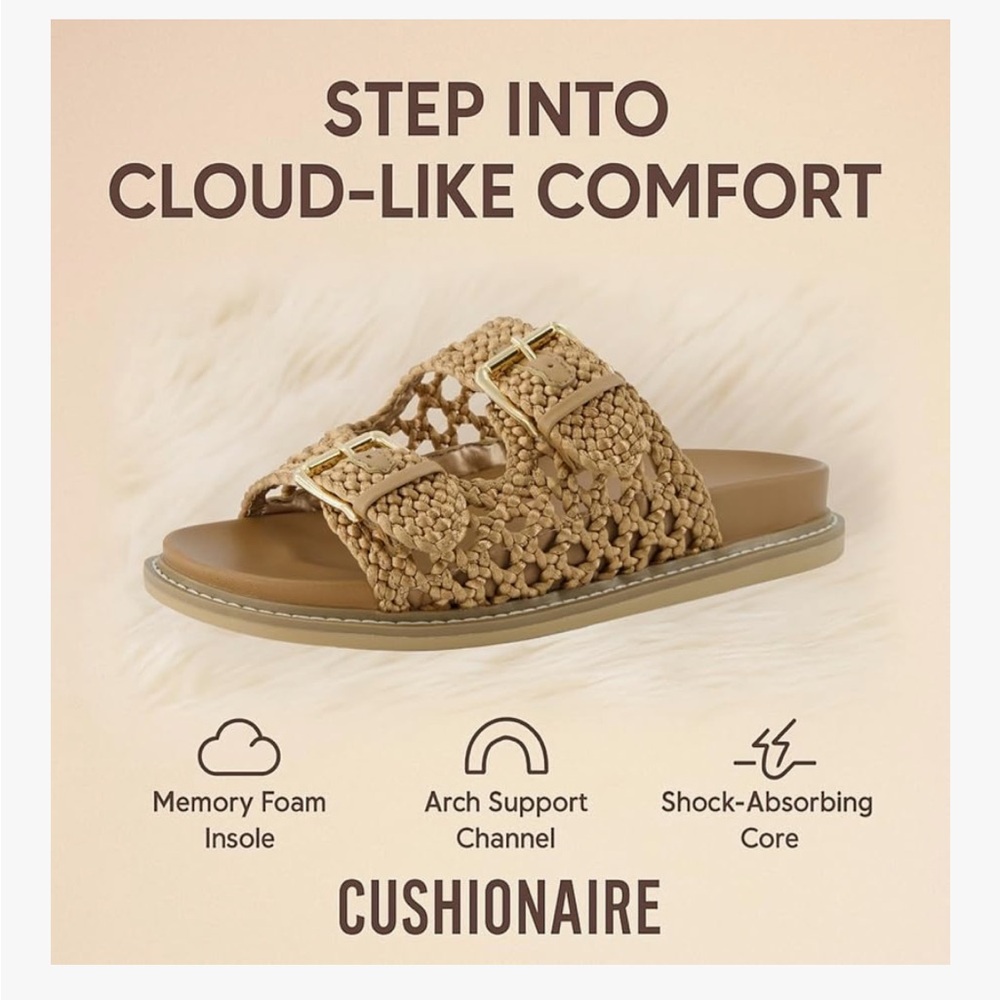 Cushionaire Two Strap Sandal - Picture 10 of 13